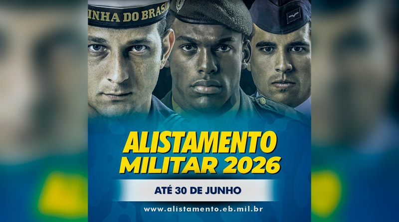 Junta de Serviço Militar realiza alistamento para jovens que completam 18 anos em 2026
