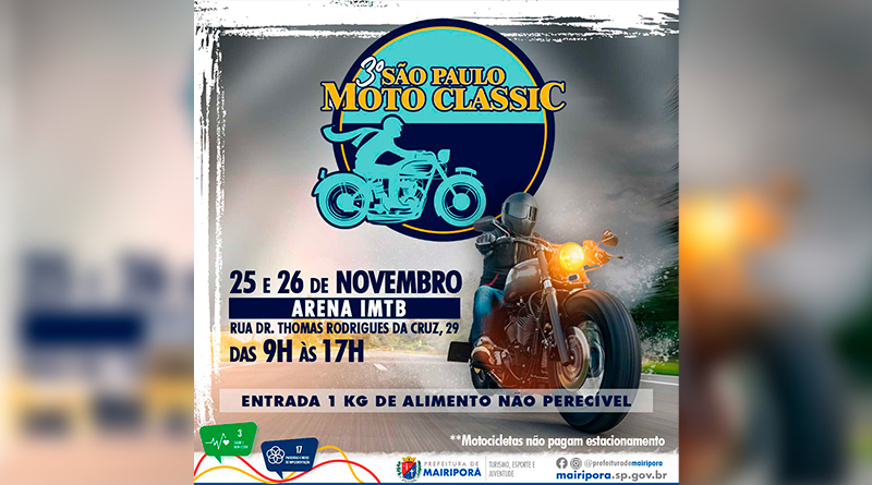 Mairiporã recebe terceira edição do São Paulo Moto Classic