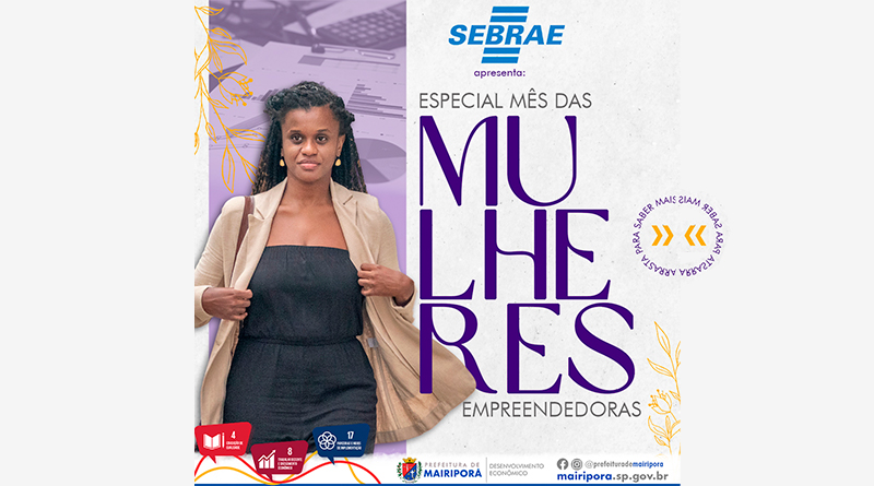 Prefeitura e Sebrae oferecem diversos cursos gratuitos para mulheres empreendedoras