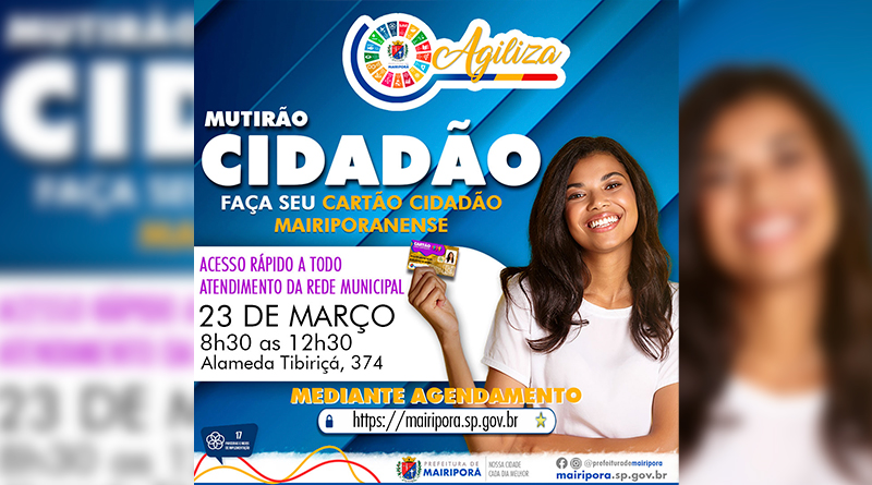 Prefeitura promove mutirão para emissão de Cartão Cidadão