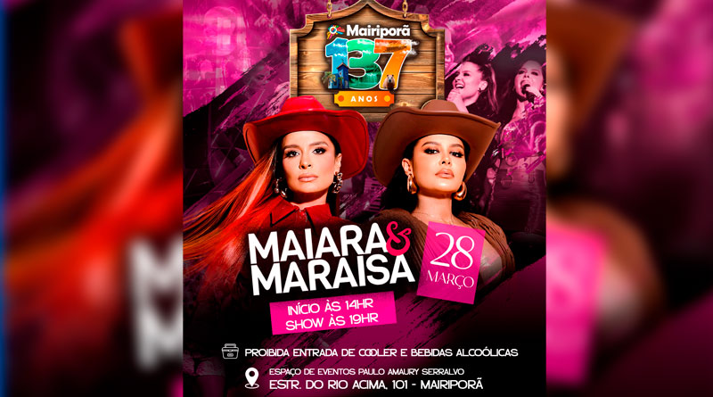 Mairiporã celebra 137 anos com programação especial no fim de semana